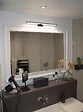 TIBELEC - Applique LED miroir Noir 8W - vignette