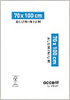 NIELSEN - Cadre aluminium Accent - Mercure - H.70xL.100cm - vignette