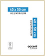 NIELSEN - Cadre aluminium Accent - Or mat - 40x50cm - vignette