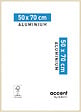 NIELSEN - Cadre aluminium Accent - Or mat - 50x70cm - vignette