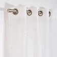 ROCLE - Rideau décoratif Sequin - Argent - L.140xH.260cm - vignette