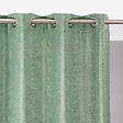 ROCLE - Rideau Alan à œillets - Vert tilleul - 140x260cm - vignette