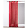 ROCLE - Voilage en polyester Ushuaia - Rouge - L.140xl.240cm - vignette