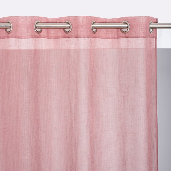 ROCLE - Voilage Ushuaia - Rose - H.240xL.140cm - large