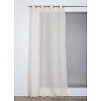 ROCLE - Voilage Romane en polyester - Ivoire - L.140xH.240cm - vignette