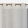 ROCLE - Voilage Romane en polyester - Ivoire - L.140xH.240cm - vignette