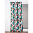 ROCLE - Rideau panneau imprimé Montera Multicolore - 135x260cm - vignette
