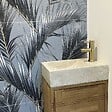 ESSEBAGNO - Luisa mitigeur lave-mains or brossé eau chaude et froide - vignette