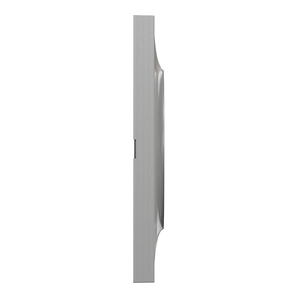 SCHNEIDER ELECTRIC - Odace Styl, plaque Alu 2 postes horiz./vert. entraxe 71 mm - large