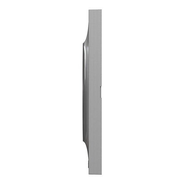 SCHNEIDER ELECTRIC - Odace Styl, plaque Alu 2 postes horiz./vert. entraxe 71 mm - large