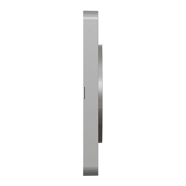 SCHNEIDER ELECTRIC - Odace Touch, plaque Wenge avec liseré Alu 1 poste - large