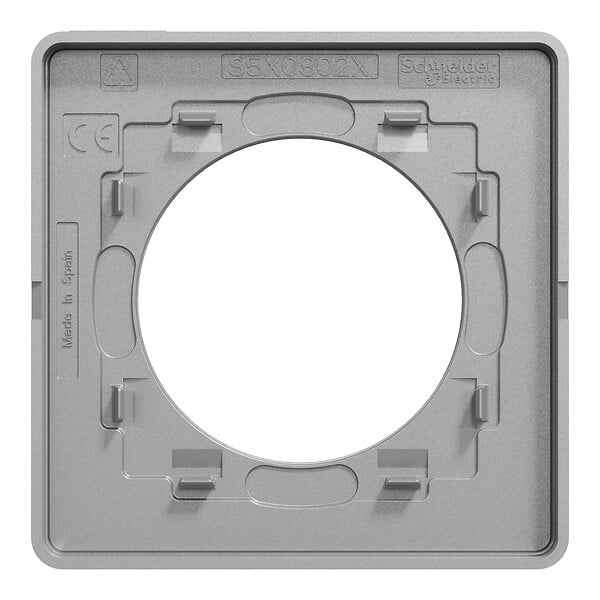 SCHNEIDER ELECTRIC - Plaque de finition ardoise Odace Touch - 1 poste - large