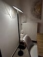 LUMIHOME - Lampadaire LED solaire USB - Noir - Hauteur modulable - vignette
