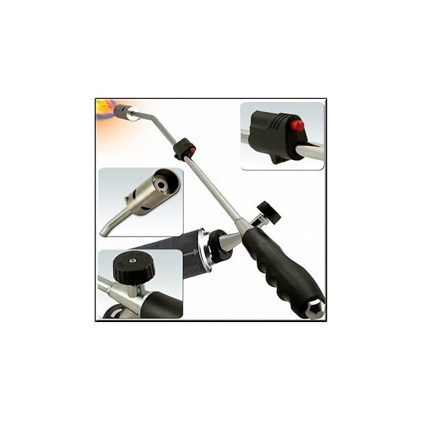 KEMPER - Desherbeur thermique piezo Chalumeau gaz + 4 Recharges gaz KEMPER - large