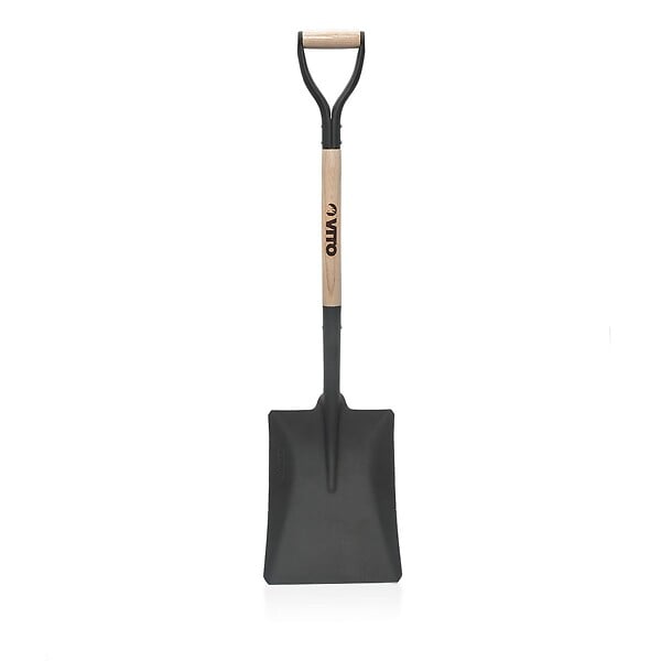 VITO - Pack 4 outils de jardin Acier Manche en Bois Fourche + Pelle carrée + Pelle ronde + Bêche VITO - large