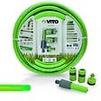 VITO - Kit d'arrosage jardin PVC renforcé 20 m diam 15mm lance multi jet +2 raccords + nez de robinet VITO - vignette