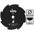 VITO - Lame de Coupe pour Débroussailleuse 8 Dents Diam 255mm Alesage 25.4 VITO - vignette