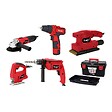 ITOOLS - Pack 5 outils Meuleuse 500W Perceuse 500W Visseuse 12V Scie sauteuse 350W Ponceuse 135W + Boite à outils 18' ITOOLS - vignette
