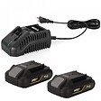 VITO - Scie Circulaire sans fil 20V + 2 Batteries Lithium 2.0AH + Chargeur rapide VITO - vignette