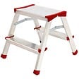 BRIXO - Escabeau 2 marches Marche-pied Aluminium Charge 125 kg Pliable Pieds anti-dérapants BRIXO - vignette