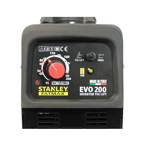 STANLEY - Poste à souder 200A MMA TIG LIFT EVO200 Professionnel Baguettes soudure 1.6 - 5 mm STANLEY FATMAX - large