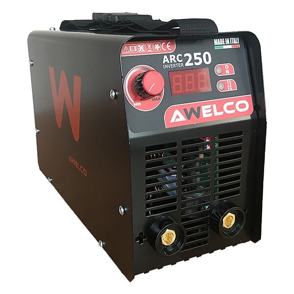 AWELCO - Poste à souder inverter MMA ARC 250 + Cagoule de soudage LCD Red 13 Soudage 15-200A AWELCO - large