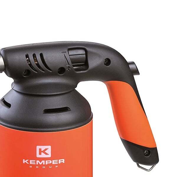 KEMPER - Lampe à souder gaz 1900°C Utilisation toutes positions Allumage piezo pour cartouche gaz Perçable KEMPER - large