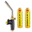 KEMPER - Chalumeau à gaz KIT 2 bouteilles Propane Soudobrasure Professionnelle KEMPER - vignette