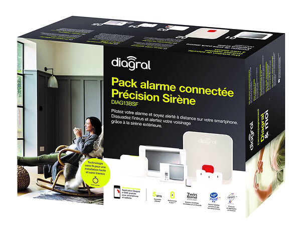 DIAGRAL - Pack d'alarme connectée pour dissuasion d'animaux - large