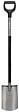 FISKARS - Beche ergo metal bord arrondi manche metal - vignette