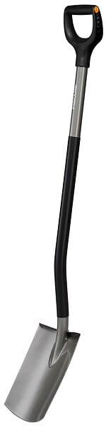 FISKARS - Beche ergo metal bord arrondi manche metal - large