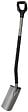 FISKARS - Beche ergo metal bord arrondi manche metal - vignette