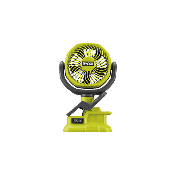 RYOBI - Pack RYOBI Ventilateur à pince 18V One+ RCF18-0 - 1 batterie 2.0Ah - 1 chargeur rapide - large