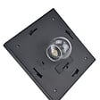 HOMCOM - Outsunny Luminaire extérieur solaire lampadaire lanterne classique LED 40 Lm dim. 18L x 18l x 160H cm noir - vignette