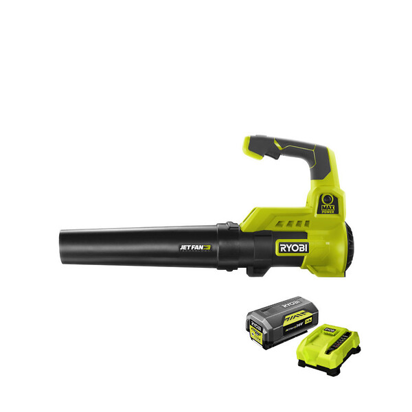 RYOBI - Pack RYOBI Souffleur 36V Max Power RY36BLA-140 - 2 Batteries 4.0Ah - 1 Chargeur rapide - large