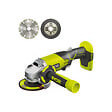 RYOBI - Pack RYOBI - Meuleuse d'angle R18AG-0 - 18V One+ - sans batterie ni chargeur - Kit 6 disques pour meuleuse RAK6AGD115 - 115 mm - vignette