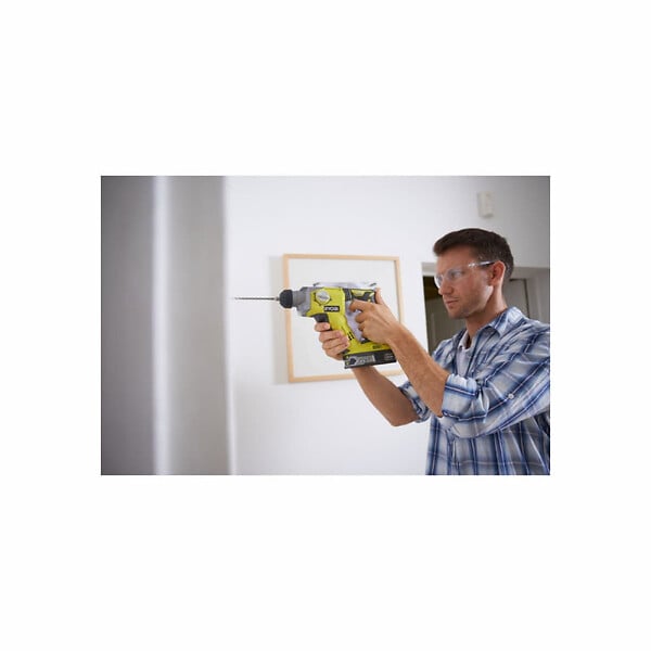 RYOBI - Pack RYOBI Marteau perforateur R18SDS-0 - 18V One+ - 1 Batterie 2.0Ah - 1 Chargeur rapide - large