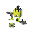 RYOBI - Pack RYOBI - Perceuse Visseuse R18DD2-220S - 18V One Plus - 2 batteries 2,0Ah - 1 chargeur - Coffret antichocs 31 accessoires de vissage RAK31MSD - vignette