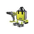 RYOBI - Perceuse-visseuse à percussion RYOBI 18V One+ - 2 Batteries 1.5Ah - 1 Chargeur - R18PD3-215S - vignette