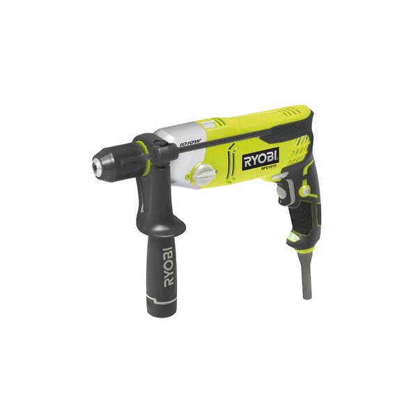 RYOBI - Pack RYOBI Perceuse à  percussion RPD1010K - 1010W - Coffret de 69 accessoires - RAK69MIX - large