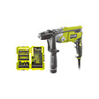 RYOBI - Pack RYOBI Perceuse à percussion RPD1200-K - 1200W - Coffret de 38 accessoires - RAK38DSDI2 - vignette