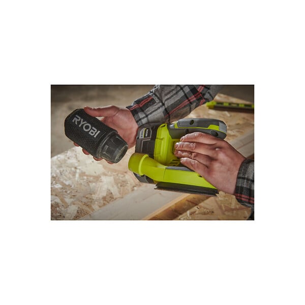 RYOBI - Pack RYOBI Ponceuse excentrique RROS18-0 - 18V One+ - 1 batterie 2.0Ah - 1 chargeur rapide RC18120-120 - large