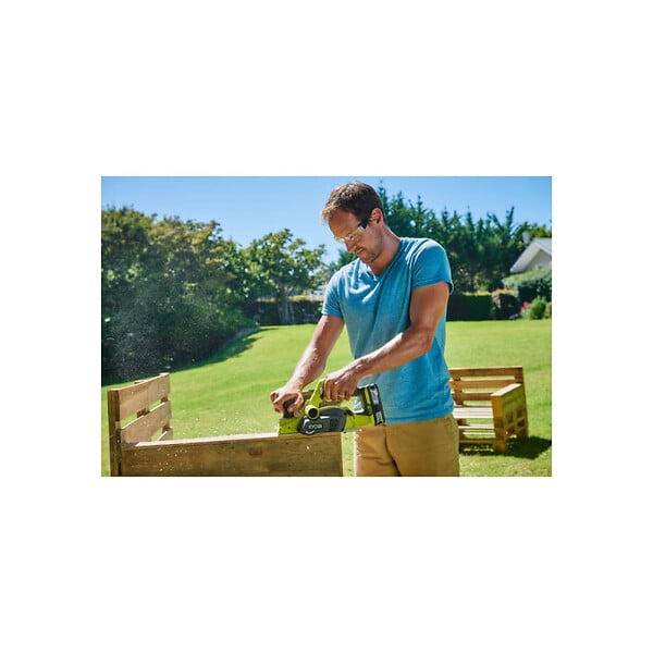 RYOBI - Pack RYOBI - Rabot R18PL-0 - 18V One+ - 82mm - sans batterie ni chargeur - Jeu de 2 fers jetables carbure PB82A2 - large