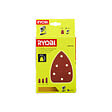RYOBI - Pack RYOBI - Ponceuse triangulaire RPS18-0 - 18V One+ - sans batterie ni chargeur - Lot de 10 feuille abrasive SCS10A - Grain 60, 80 et 120 - vignette