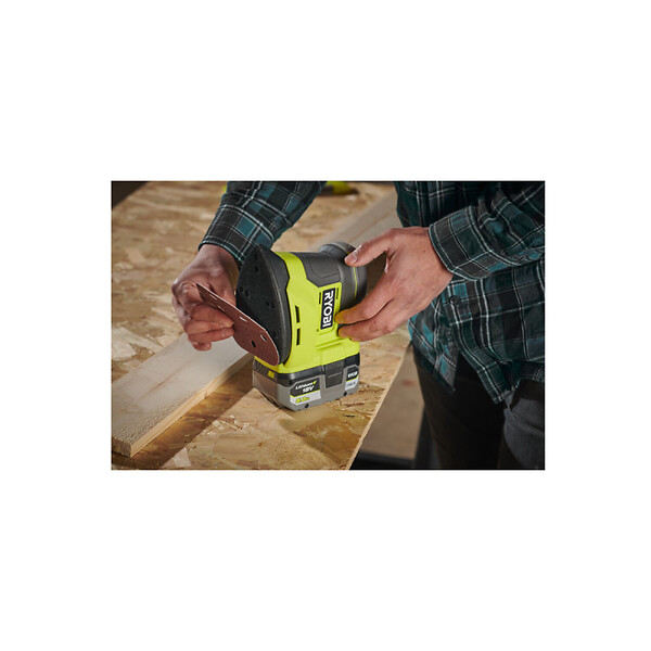 RYOBI - Pack RYOBI Ponceuse triangulaire 18V One+ RPS18-0 - 1 Batterie 2.5Ah - 1 Chargeur rapide RC18120-125 - large