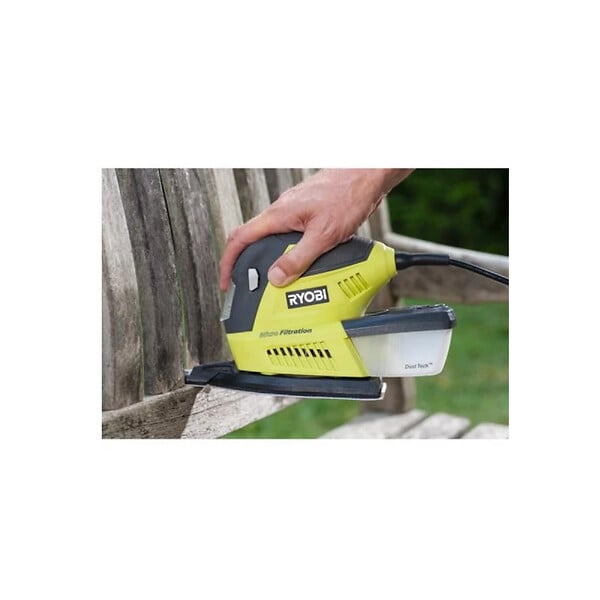 RYOBI - Pack RYOBI Ponceuse multifonctions RMS180-SA30 - 180W - 60 abrasifs auto-agrippants - large