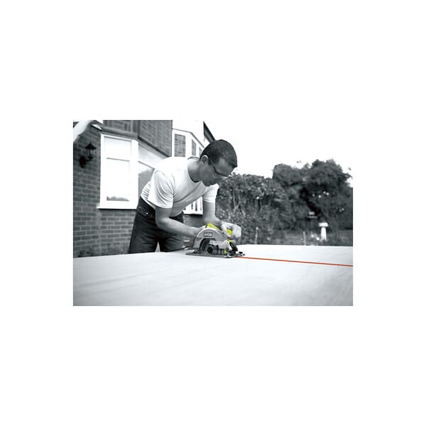 RYOBI - Pack RYOBI Scie circulaire RCS1600-K2B - 1600W - 66mm - 1 lame 48 dents - 2 lames 24 dents - large