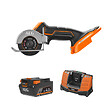 AEG - Pack AEG 18V - Mini scie multi-matériaux Brushless - Batterie 4.0 Ah - Chargeur - vignette