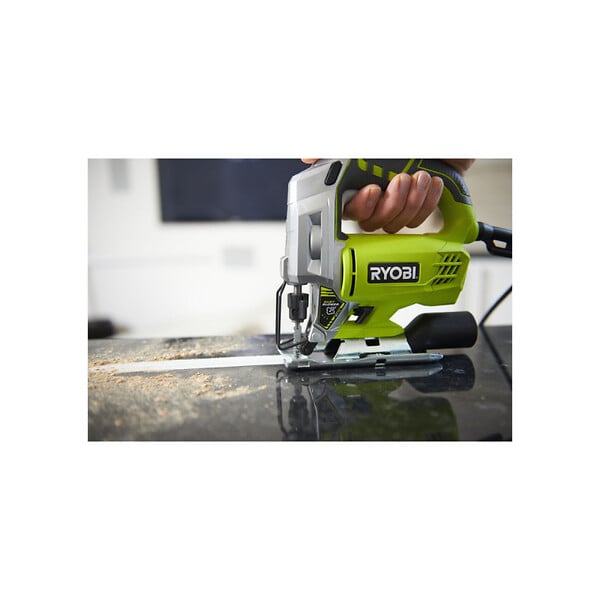 RYOBI - Pack RYOBI Scie sauteuse électrique RJS750-G - 500W - 75mm - bois - lot de 5 lames - 100mm - RAK05JSBFC - large