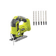 RYOBI - Pack RYOBI - Scie sauteuse pendulaire R18JS-0 - 18 V One+ - Sans batterie ni chargeur - Jeu de 6 lames spéciales scie sauteuse RAK6JSBW - vignette